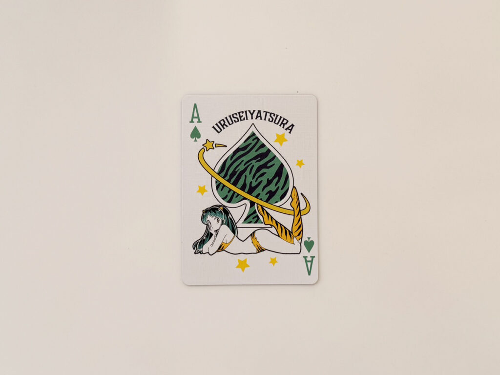 バイスクル うる星やつら|エースのデザインを写した実物写真