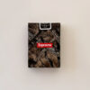 Supreme × Bicycle 迷彩デザインのトランプ外箱（正面）