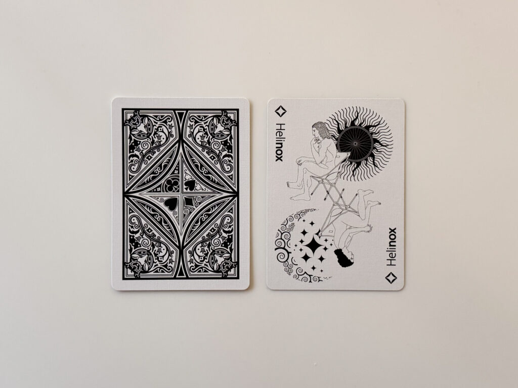 helinoxジョーカーとバック面を並べた比較カット