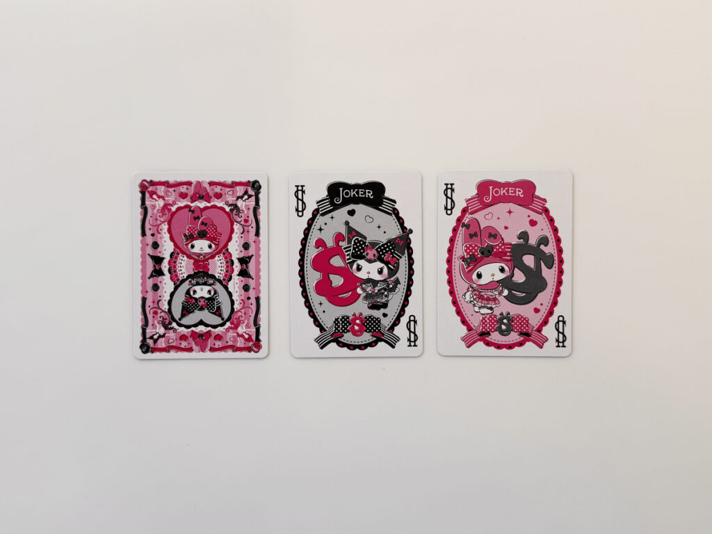 マイメロとクロミが描かれたジョーカーカード3枚