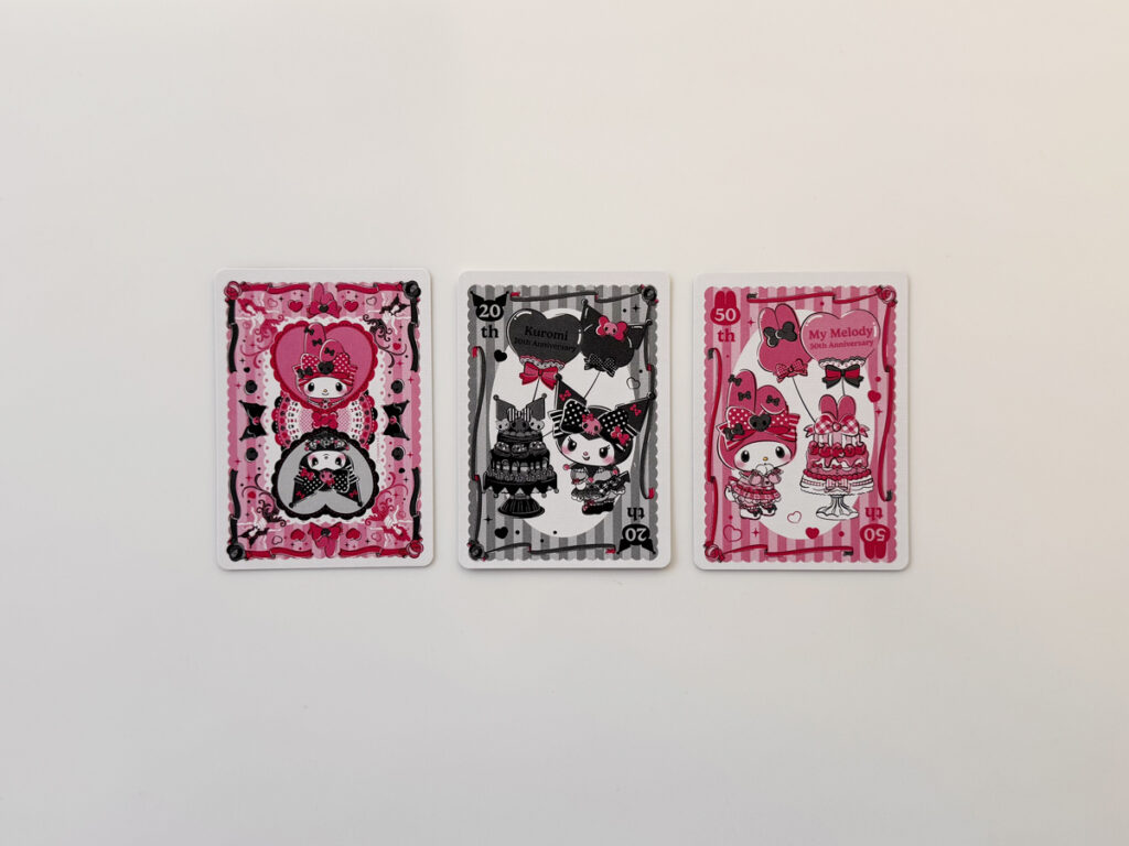 50th My Melodyと20th Kuromiの記念イラストカード