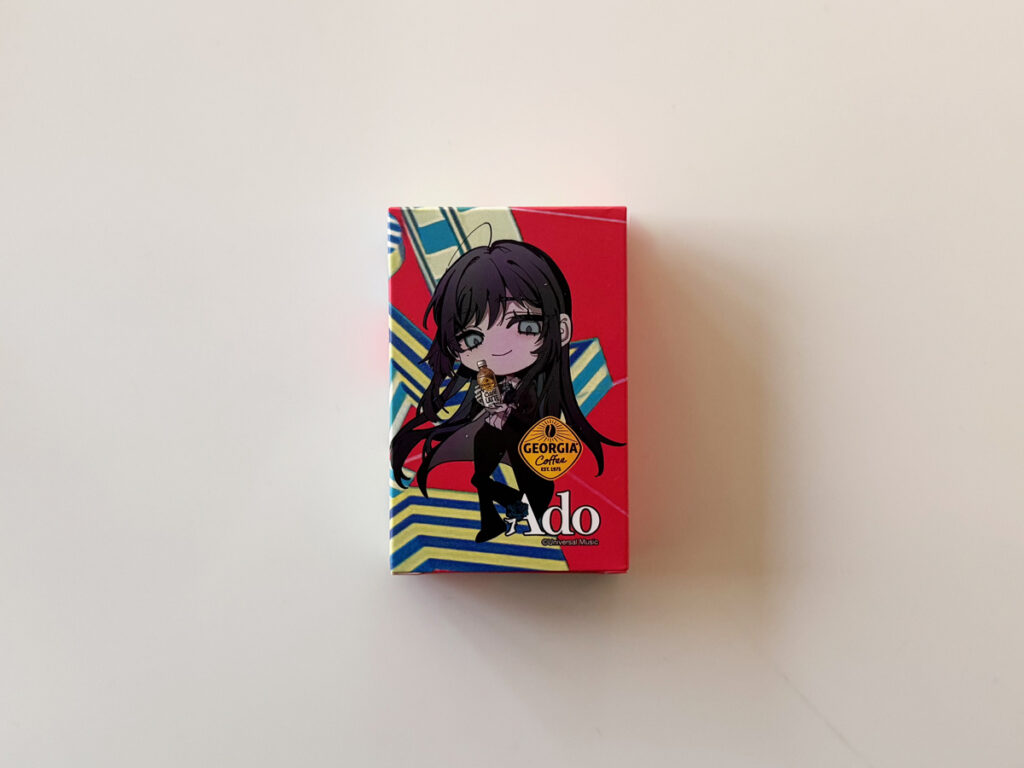 ジョージアAdoトランプのパッケージとカード構成